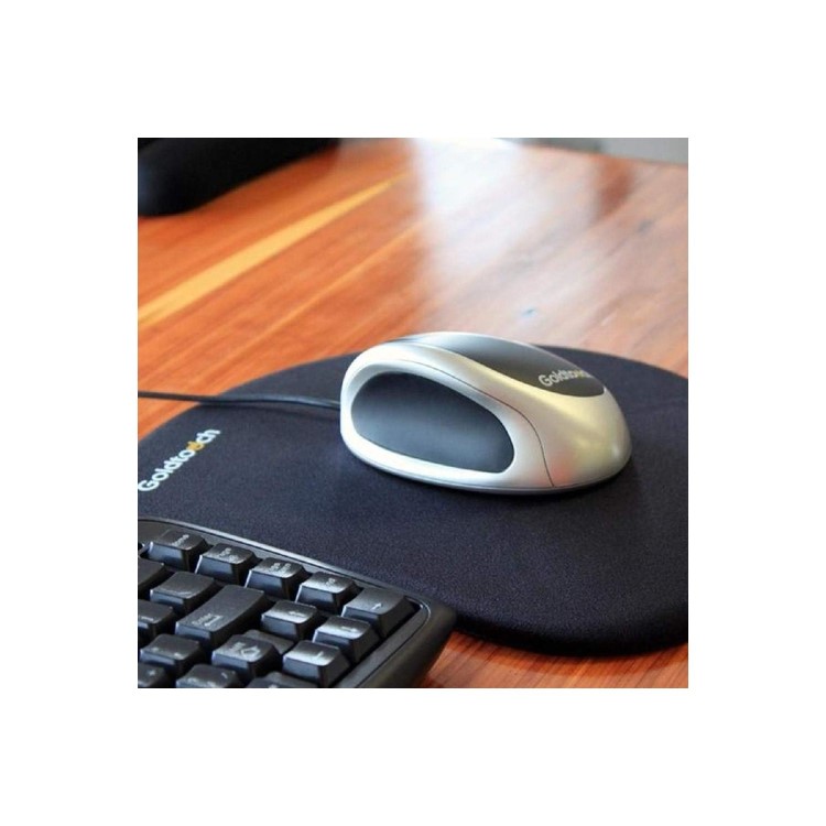 Goldtouch Ergonomic Gel reverse Incline Mouse Mat Black