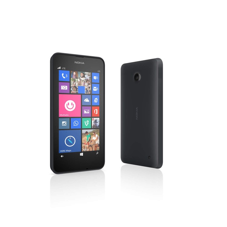 Nokia Lumia 635 Sim Free Windows 8.1 Black Mobile Phone
