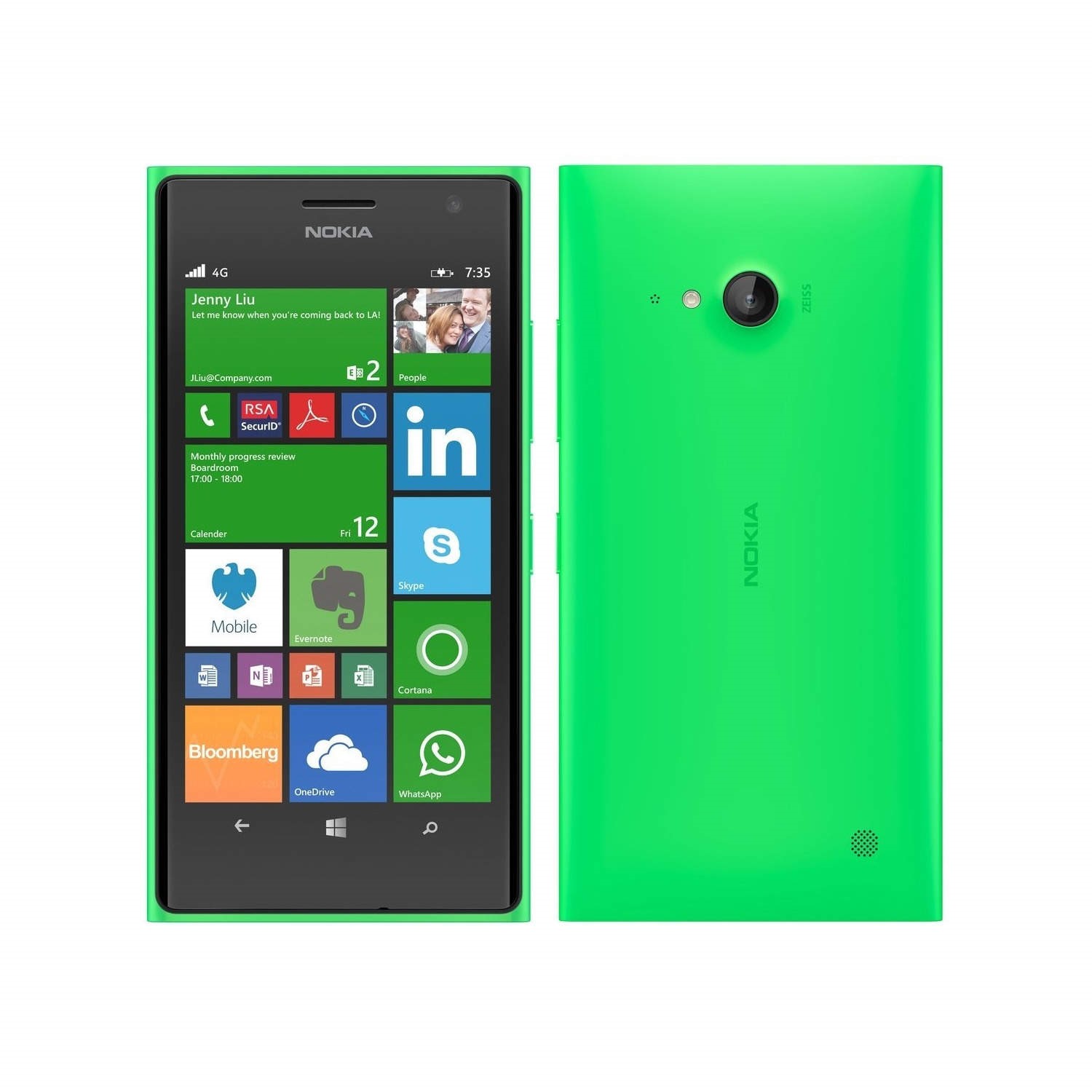 nokia lumia 735 green 8gb unlocked sim free