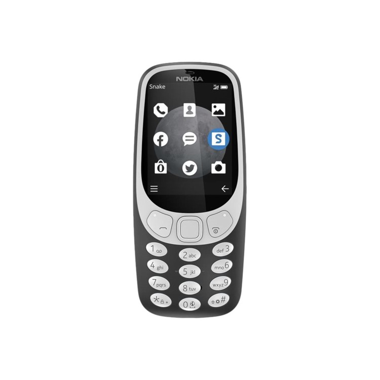 GRADE A2 - Nokia 3310 3G Charcoal 2.4" Unlocked & SIM Free