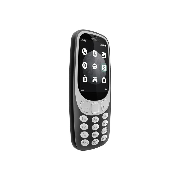 GRADE A2 - Nokia 3310 3G Charcoal 2.4" Unlocked & SIM Free