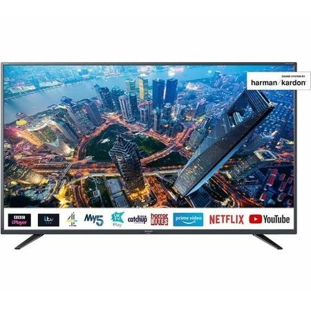 Refurbished SHARP 4T-C55BJ4KF2FB 55" Smart 4K Ultra HD HDR LED TV