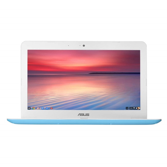 Refurbished Asus Chromebook C300MA Celeron N2830 2GB 32GB 13.3 Inch Chromebook in Blue & White
