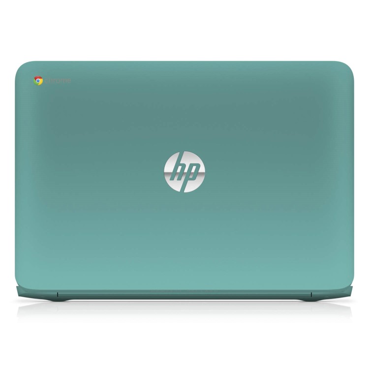 Refurbished HP 14-q012sa Celeron 2955U 4GB 16GB 14 Inch Chromebook in Turqouise 