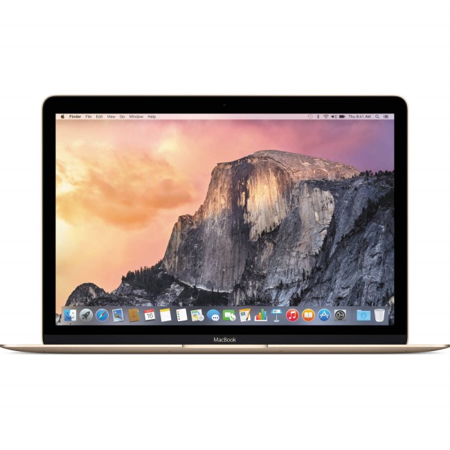 Refurbished Apple MacBook 12" Retina Display Intel Core M 8GB 512GB OS X 10.10 Yosemite Laptop in Gold - 2015