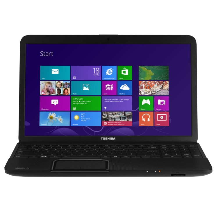 Refurbished Grade A3 Toshiba Satellite C850D-11K 4GB 500GB Windows 8 Laptop in Black 