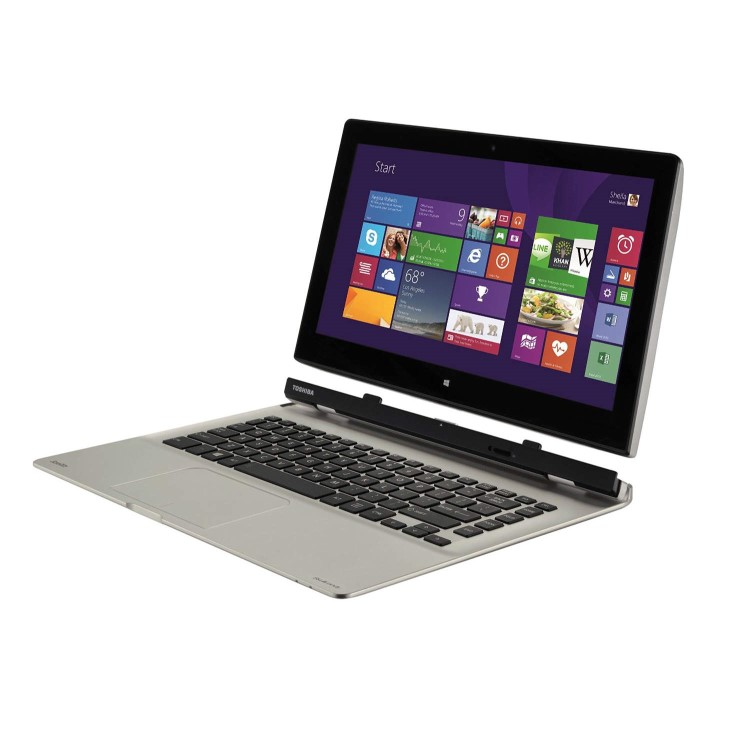Refurbished Grade A1 Toshiba Satellite Click 2 L30W-B-10D Pentium N3530 Quad Core 4GB 500GB 13.3 inch Touchscreen Convertible Ultrabook Laptop