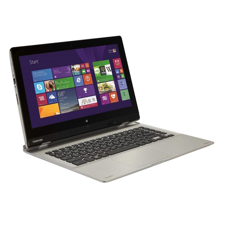Refurbished Grade A1 Toshiba Satellite Click 2 L30W-B-10D Pentium N3530 Quad Core 4GB 500GB 13.3 inch Touchscreen Convertible Ultrabook Laptop