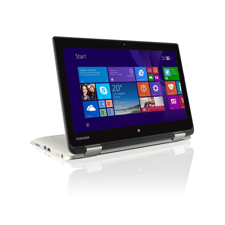 Refurbished Grade A1 Toshiba Satellite Radius 11 L10W-B 4GB 500GB 11.6 inch Touchscreen Laptop