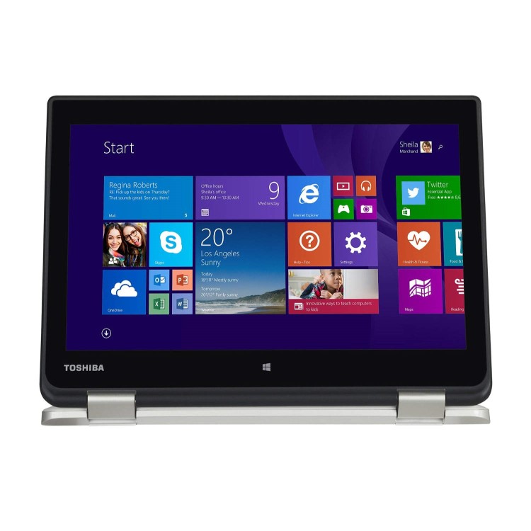Refurbished Grade A1 Toshiba Satellite Radius 11 L10W-B 4GB 500GB 11.6 inch Touchscreen Laptop