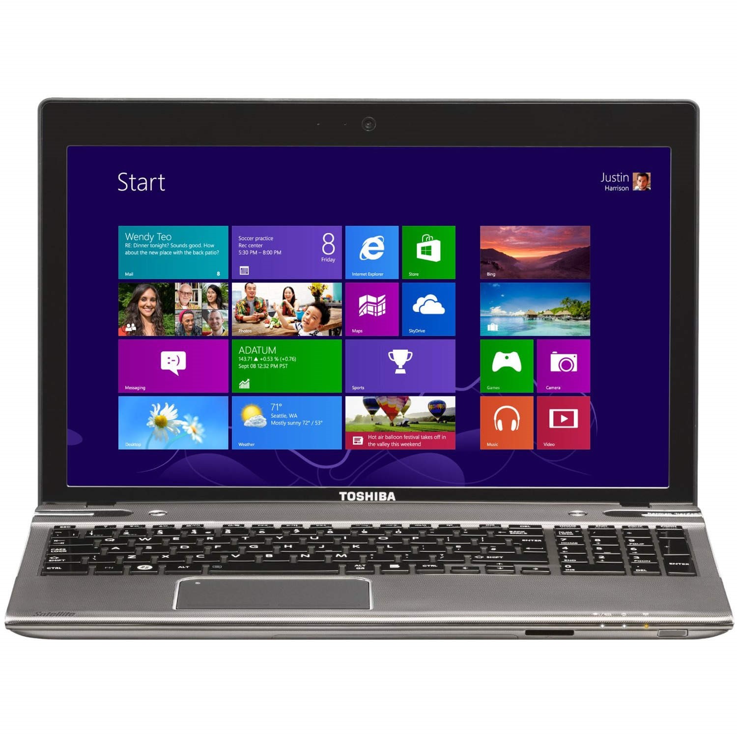 Refurbished Grade A1 Toshiba Satellite P855-34L Core i5 8GB 1TB