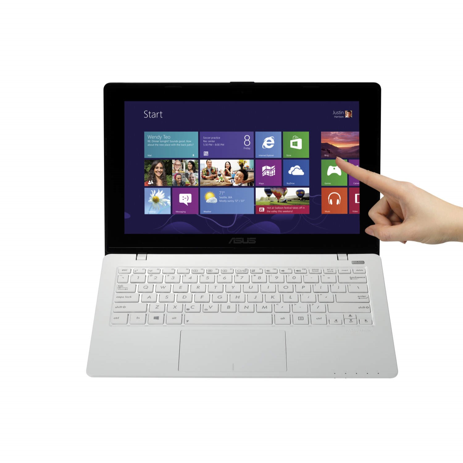 ASUS X202E Pen987/ 4G/ SSD120G/ Win10/ /タッチパネル 中古動作品 送料無料