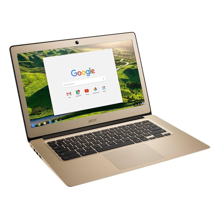 Refurbished Acer CB3-431 Intel Celeron N3160 4GB 32GB 14 Inch Chromebook in Gold