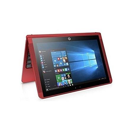 Refurbished HP 10-p007na Intel  Atom X5-Z8350 2GB 32GB 10.1 Inch Windows 10 Touchscreen Convertible Laptop in Red