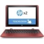 Refurbished HP 10-p007na Intel  Atom X5-Z8350 2GB 32GB 10.1 Inch Windows 10 Touchscreen Convertible Laptop in Red