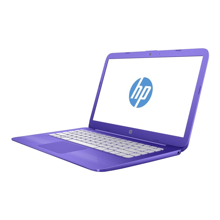 Refurbished HP Stream 14-ax002na Intel Celeron N3060 4GB 32GB 14 Inch Windows 10 Laptop in Purple