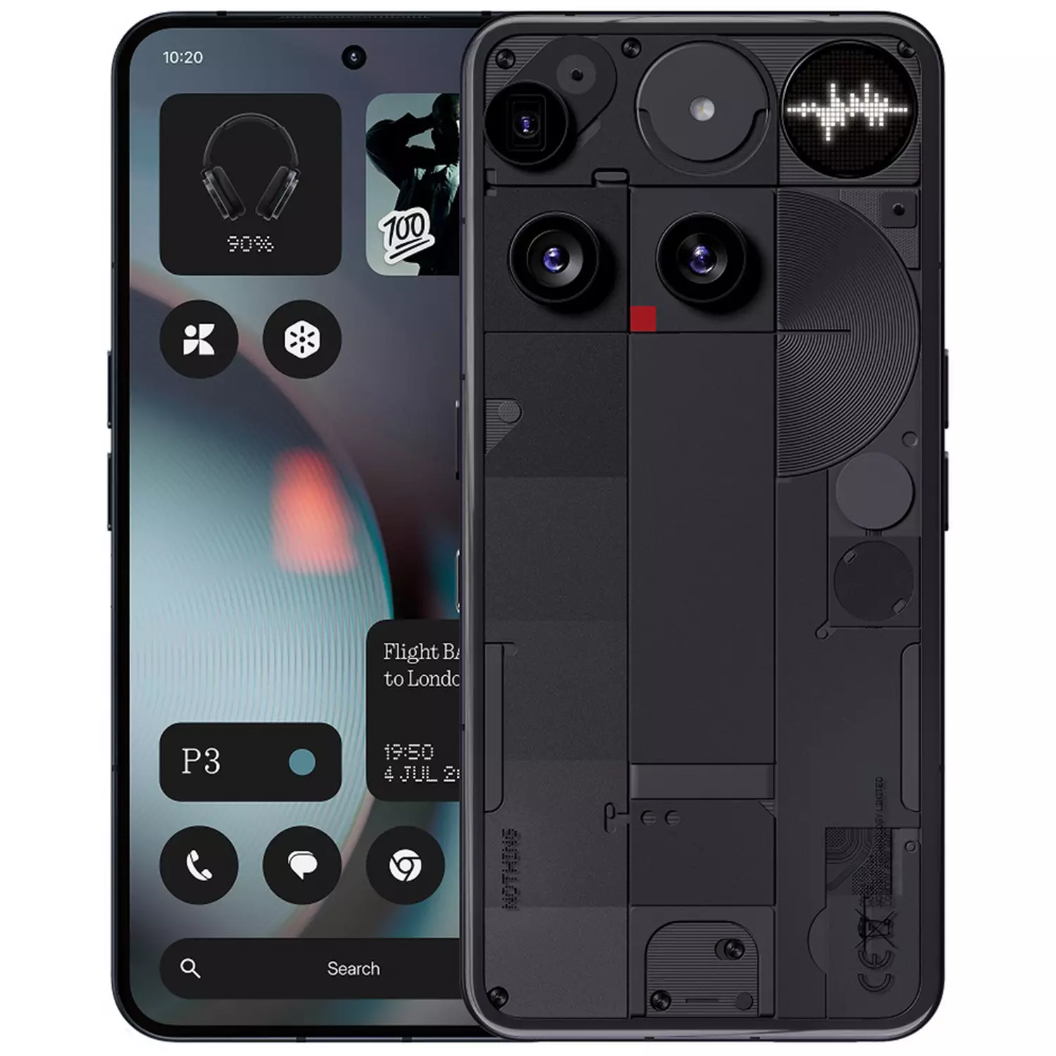 Nothing Phone (3) 6.67 256GB 5G Unlocked & Sim Free Smartphone Black, Laptops Direct - A10000022