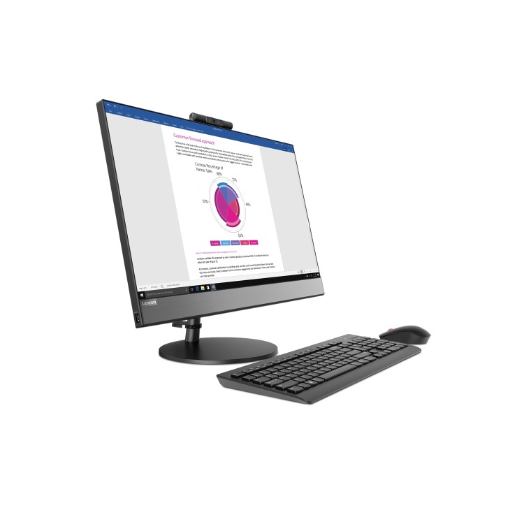 Lenovo V530-241CB Core i5-8400T 8GB 256GB SSD 24" Windows 10 Pro All-In-One PC