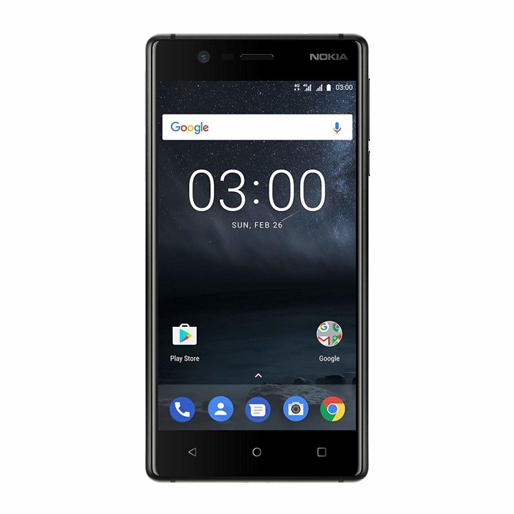 Grade A1 Nokia 3 Matte Black 5" 16GB 4G Unlocked & SIM Free