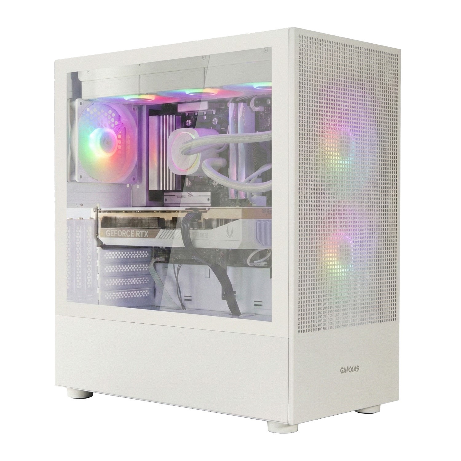 Entity RAMpage Intel Core I7 14700F 32GB RAM 2TB SSD RTX 5070 Windows 11 Gaming Pc White, Laptops Direct - 1730265172