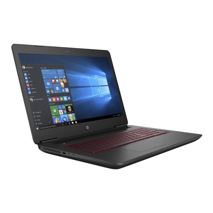 Refurbished HP Omen 17-w202na 17.3" Intel Core i7-7700HQ 2.8GHz 16GB 1TB + 256GB SSD NVIDIA GeForce GTX 1070 8GB Windows 10 Gaming Laptop