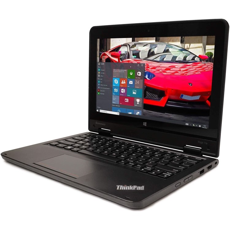 Refurbished Lenovo Yoga 11E Core i3 8GB 128GB 11.6 Inch Windows 10 Professional Convertible Laptop - 1 Year warranty
