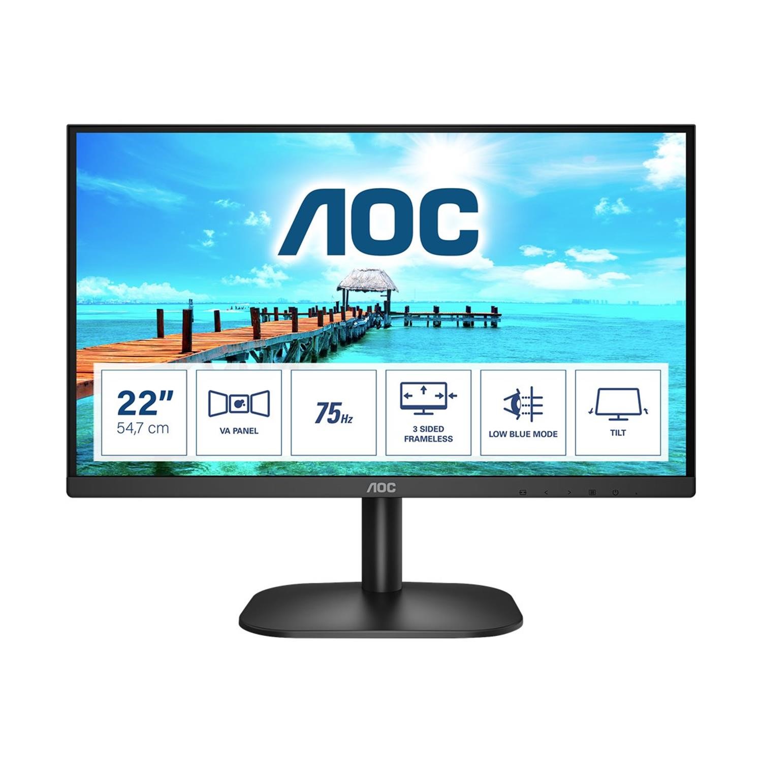 AOC 22B2H 21.5 VA Full HD Monitor