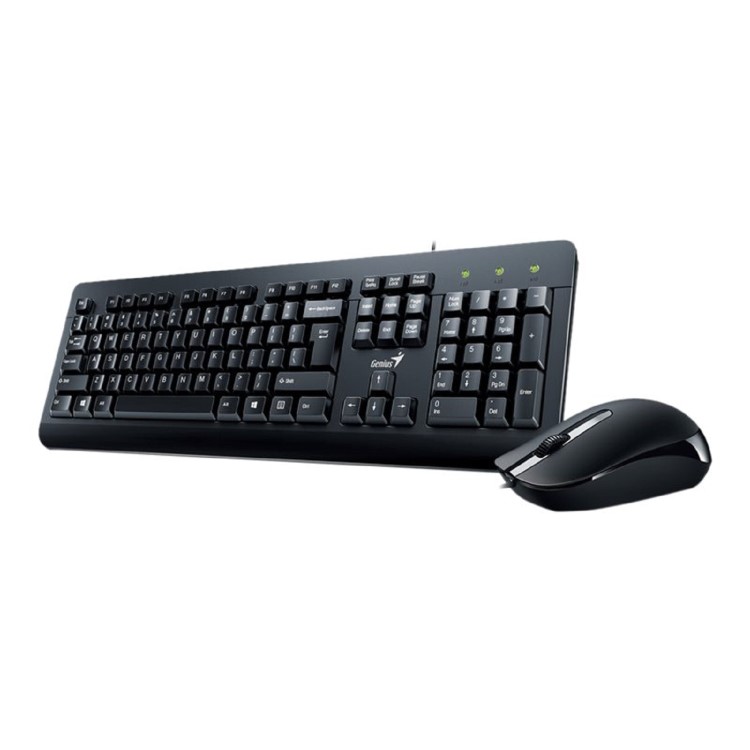 Genius KM-160 Wired Keyboard and Mouse Combo Black