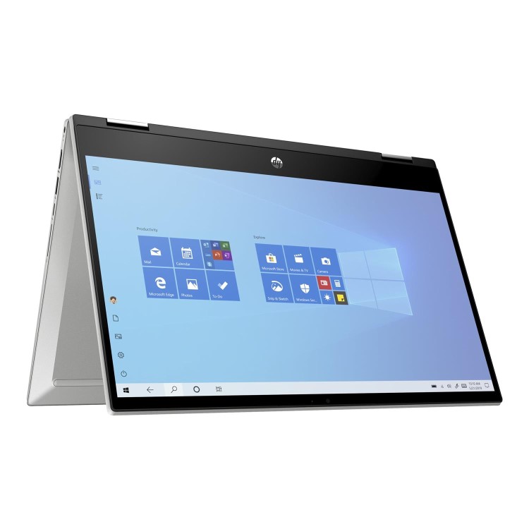 Refurbished HP Pavilion x360 Intel Pentium 7505 4GB 128GB 14 Inch Windows 11 Convertible Laptop