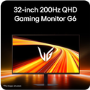 Refurbished LG UltraGear 32G620B G6 32" IPS QHD 200Hz 1ms Gaming Monitor