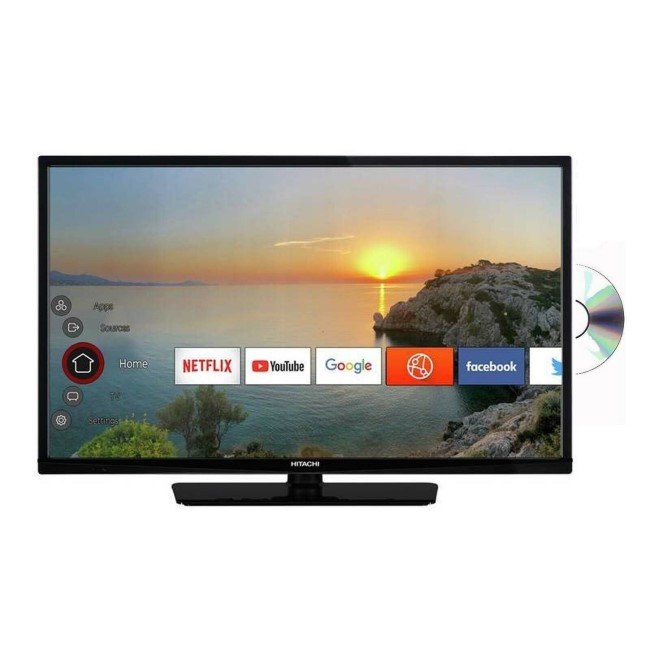 Refurbished Hitachi 32" 720p HD Ready LED Freeview Play Smart TV