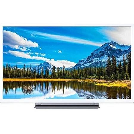 Refurbished Toshiba 32" 720p HD Ready LED Freeview Play Smart TV in White