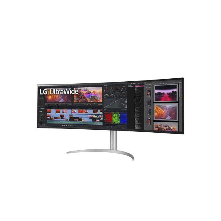 Refurbished LG 49WQ95C-W 49" IPS UltraWide Dual Quad HD 144Hz G-Sync FreeSync Curved Gaming Monitor