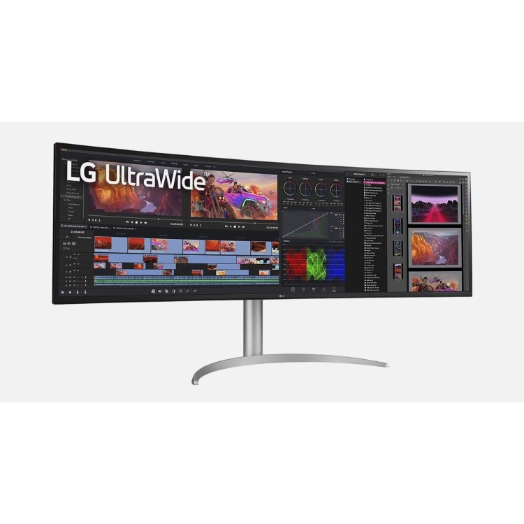 Refurbished LG 49WQ95C-W 49" IPS UWQHD FreeSync/G-Sync Curved Monitor
