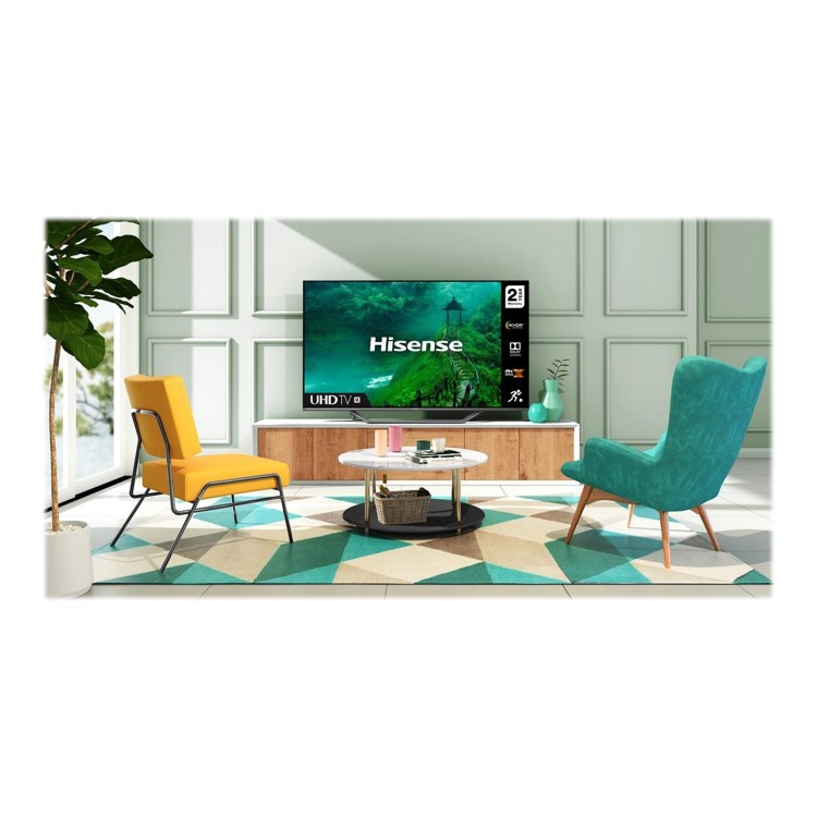 Refurbished Hisense 55" 4K Ultra HD with HDR LED Freeview Play Smart TV