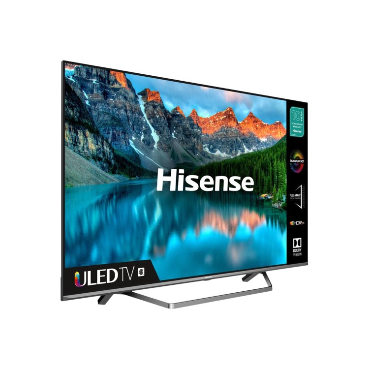 Refurbished Hisense 55" 4K Ultra HD with HDR10+ QLED Freeview Smart TV