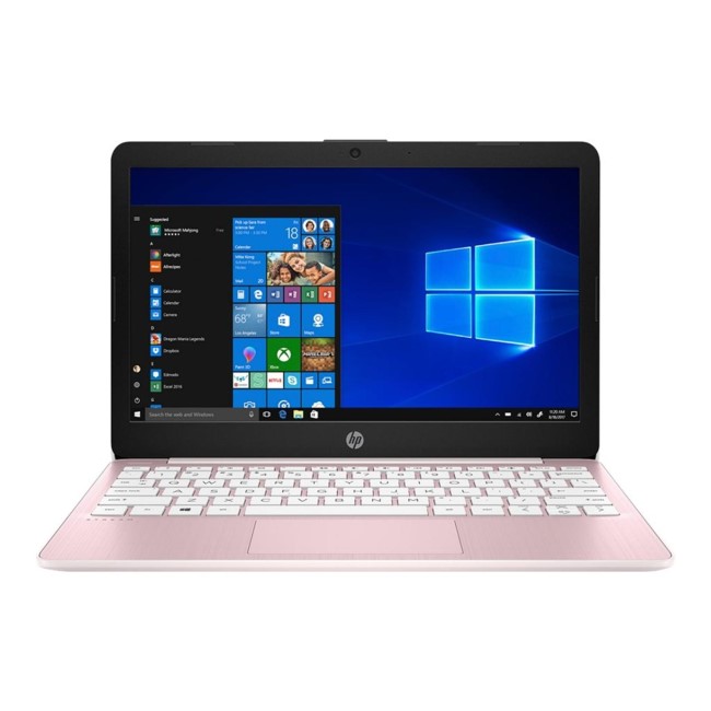 Refurbished HP Stream 11-ak0000na Intel Celeron N4000 2GB 32GB 11.6 Inch Windows 10 Laptop in Pink