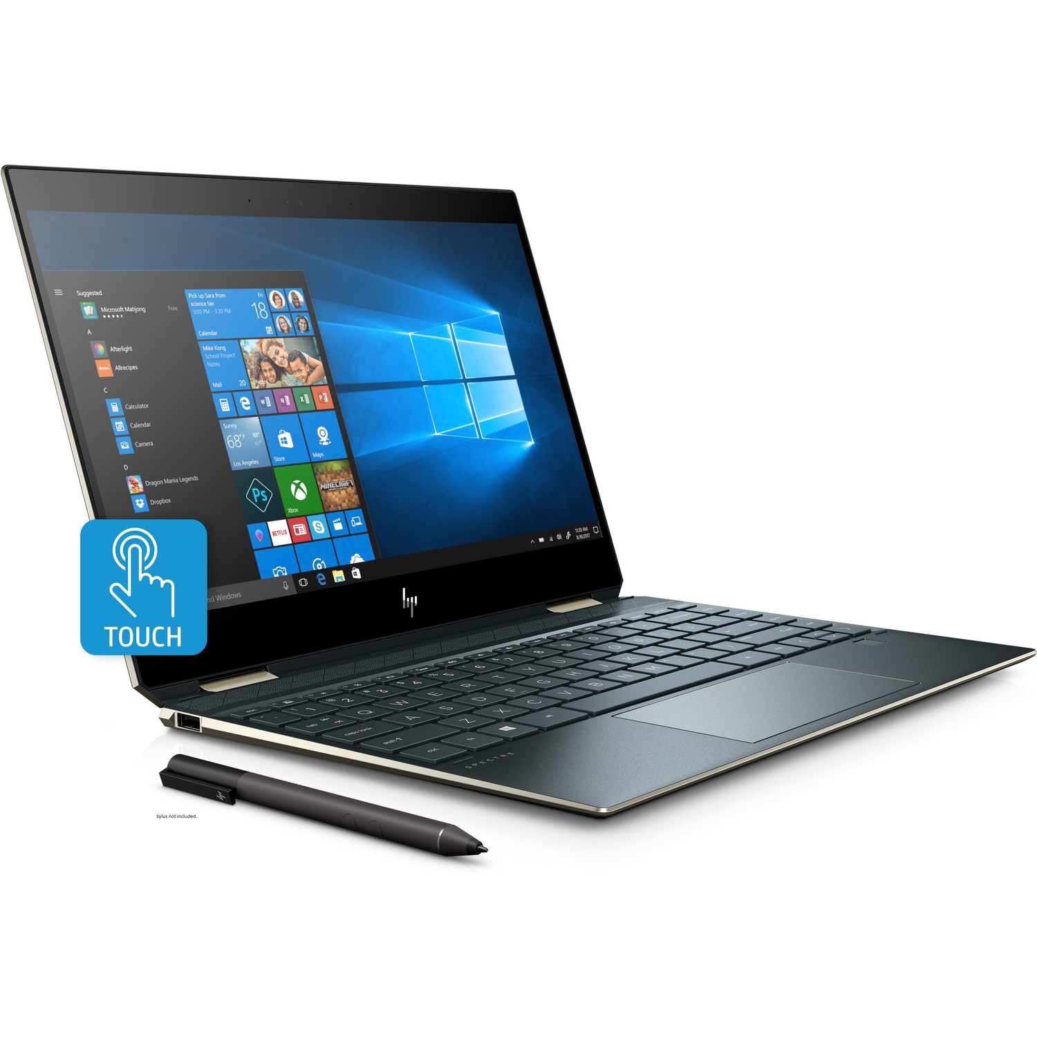HP Spectre 2-in-1 ノートPC ダークブルー(ジャンク品) Refurbished HP Spectre x360 13-ap0007na Core i7-8565U 8GB 512GB