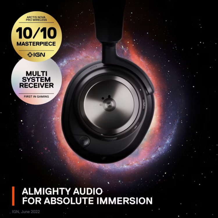 SteelSeries Arctis Nova Pro Wireless X 7.1 Gaming Headset Black