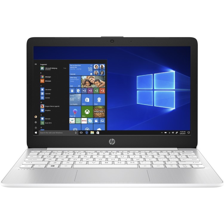 Refurbished HP Stream 11-ak0515sa Intel Celeron N4020 4GB 64GB 11 Inch Windows 11 Laptop - White