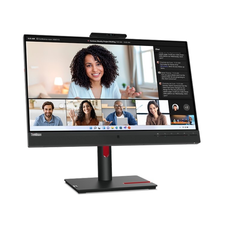 Refurbished Lenovo ThinkVision T24mv-30 23.8" IPS Full HD Monitor