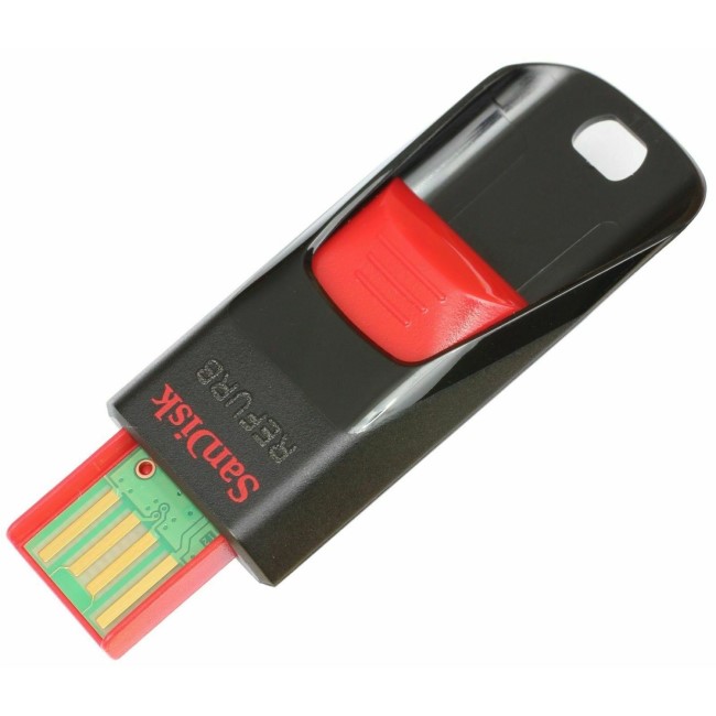 Box Open SanDisk 8GB USB 2.0 Flash Drive