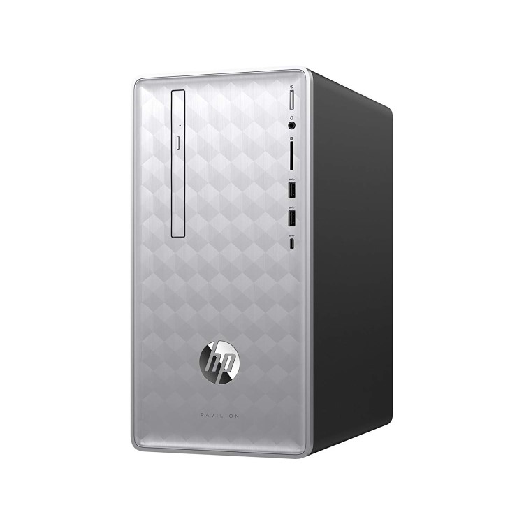 Refurbished HP 590-p0057na Ryzen 5-2400G 8GB 1TB & 128GB DVDRW WiFi Windows 10 Desktop