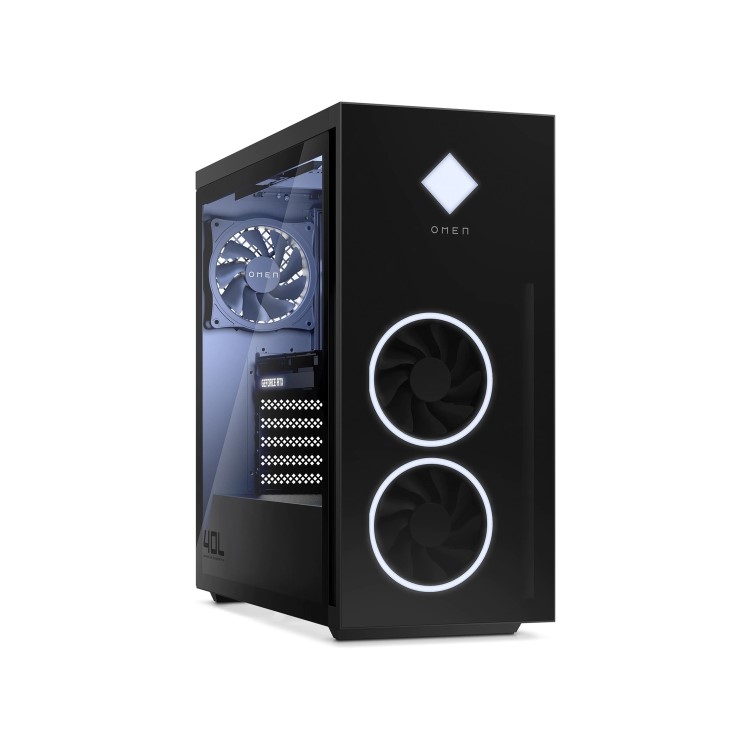 Refurbished HP Omen 40L GT21-0036na Core i7-12700K 16GB 1TB SSD RX 6700 XT Windows 11 Desktop - Black