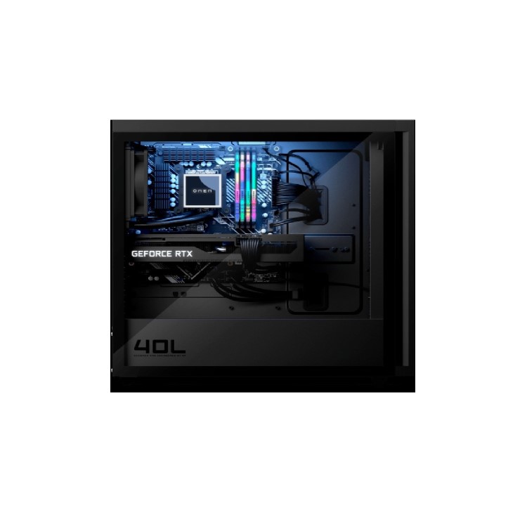 Refurbished HP Omen 40L GT21-0036na Core i7-12700K 16GB 1TB SSD RX 6700 XT Windows 11 Desktop - Black