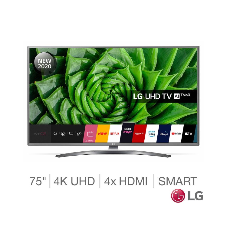 Refurbished LG 75" 4K Ultra HD with HDR LED Freeview HD Smart TV