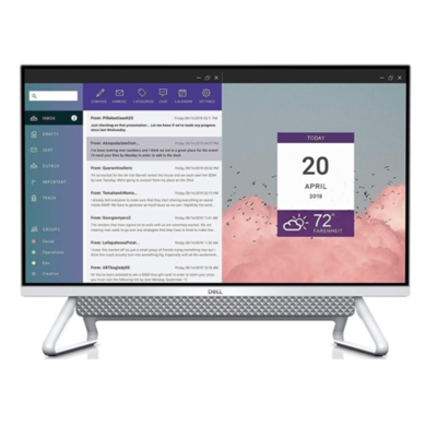 Refurbished Dell Inspiron 7700 Core i5-1135G7 8GB 256GB SSD 27 Inch Windows 11 All in One PC - Silver
