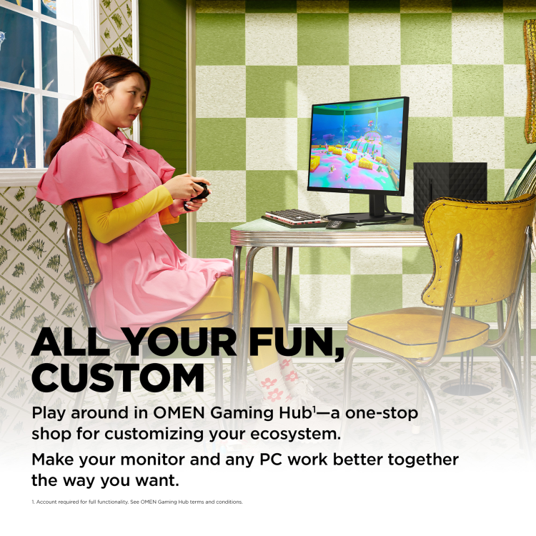 Refurbished HP OMEN 27" IPS QHD 165Hz 1MS Gaming Monitor