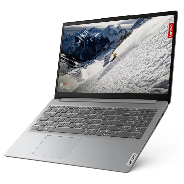 Refurbished Lenovo IdeaPad 1 Intel Pentium Silver N6000 4GB 128GB eMMC 15 Inch Windows 11 Laptop