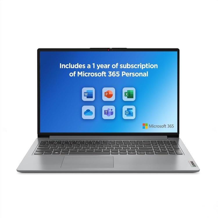 Refurbished Lenovo IdeaPad 1 Intel Celeron 4GB RAM 128GB eMMC 15.6 Inch Windows 11 Laptop